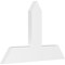 Ekena Millwork Portland Architectural Grade PVC Gable Bracket, 36"W x 24"H x 2"D x 6"F, 16/12 Pitch GBP036X24X0206POR00 - alternate 1